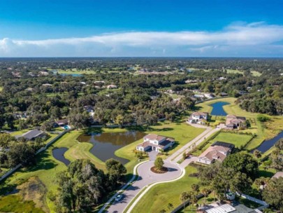 Vilano Homes in Sarasota, FL. - Aerial