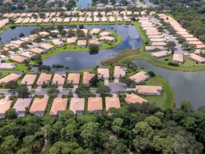 Villa Rosa Homes in Sarasota, FL. - Aerial