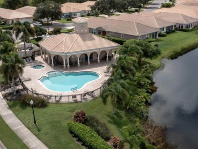 Villa Rosa Homes in Sarasota, FL. - Amenity Center and Pool