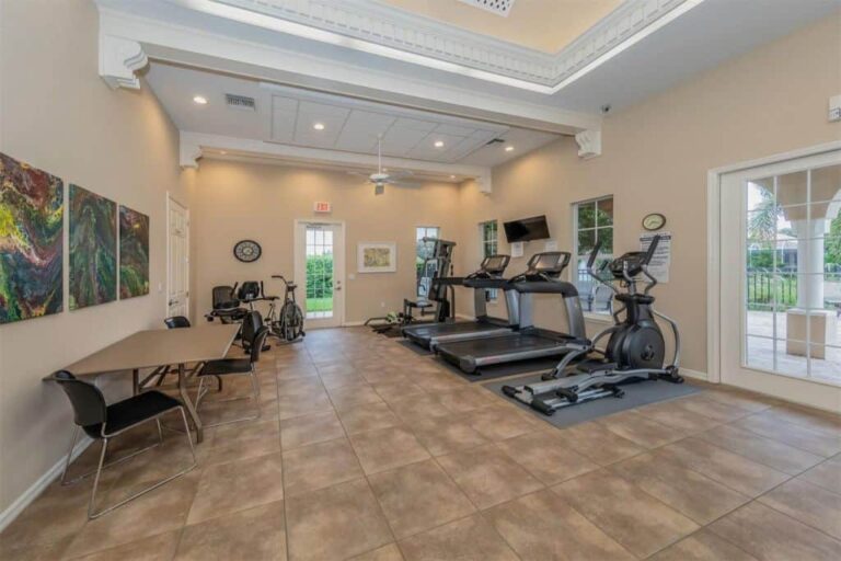 Villa Rosa Homes in Sarasota, FL. - Fitness Room