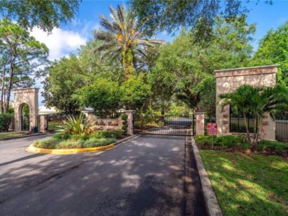 Villa Rosa Homes in Sarasota, FL. - Gated Entry