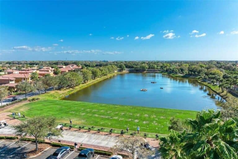 Waterlefe Homes in Bradenton, FL. - Driving Range Aerial