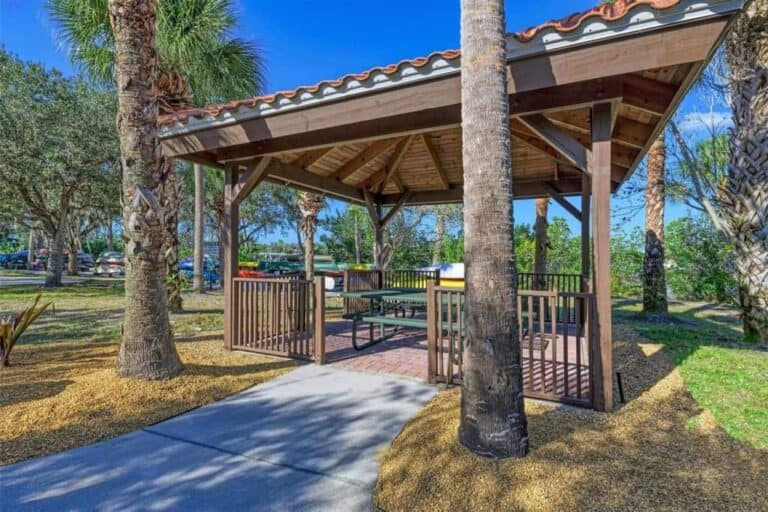 Waterlefe Homes in Bradenton, FL. - Picnic Table Pavilion