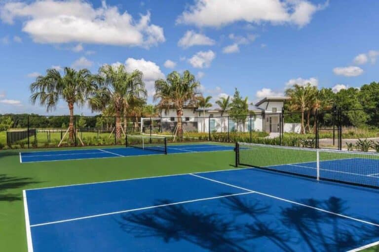 Woodleaf Hammock Homes in Lakewood Ranch, FL. - Pickleball Courts