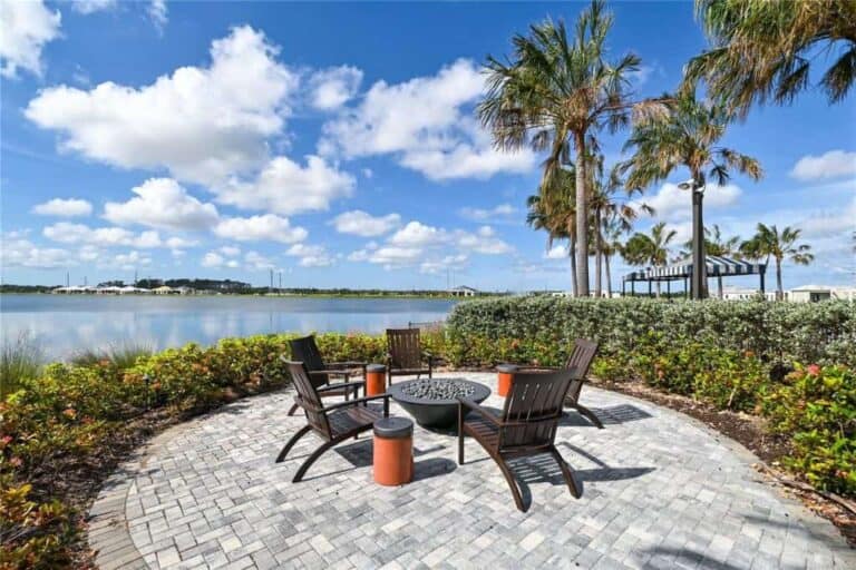 Arial Homes in Venice, FL - Fire Pit