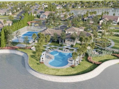 Arial Homes in Venice, FL - Amenity Center Aerial