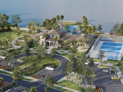 Arial Homes in Venice, FL - Amenity Center Aerial