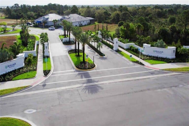 Avelina Homes in Venice, FL - Entrance to Community