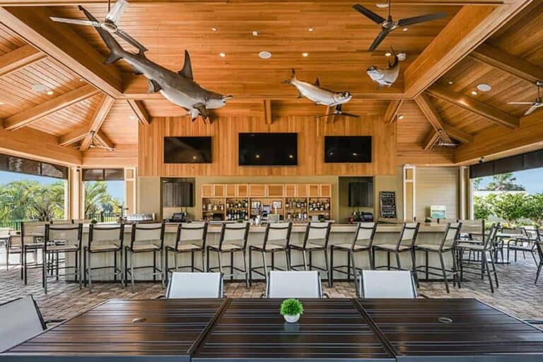 Esplanade at Azario Homes in Lakewood Ranch, FL - Cabana Bar