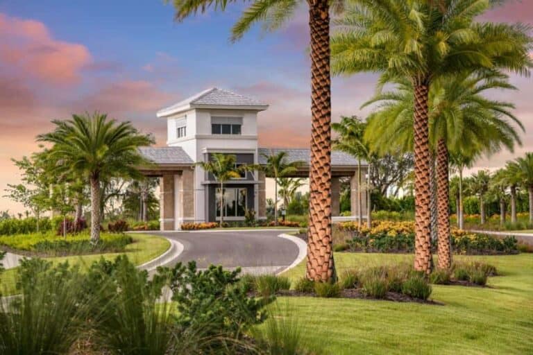 Esplanade at Azario Homes in Lakewood Ranch, FL - Gated Entry