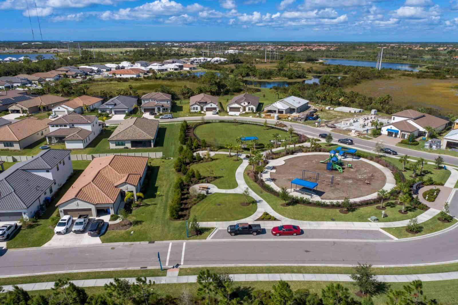 Cielo Homes in Nokomis FL - Aerial View