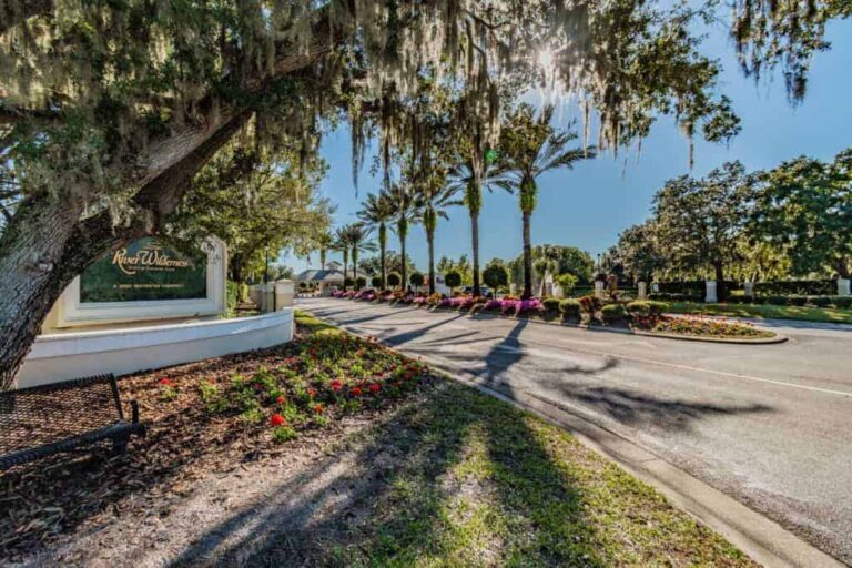 Cypress Glen Homes in Parrish, FL - River Wilderness Sign