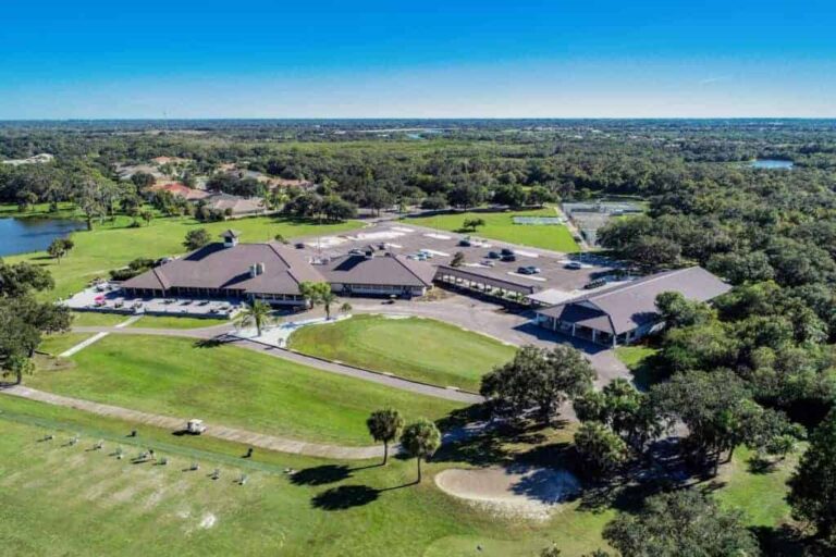 Cypress Glen Homes in Parrish, FL - Amenity Center Aerial