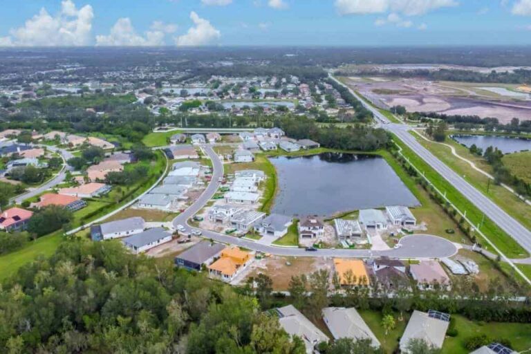 Cypress Glen Homes in Parrish, FL - Community Aerial