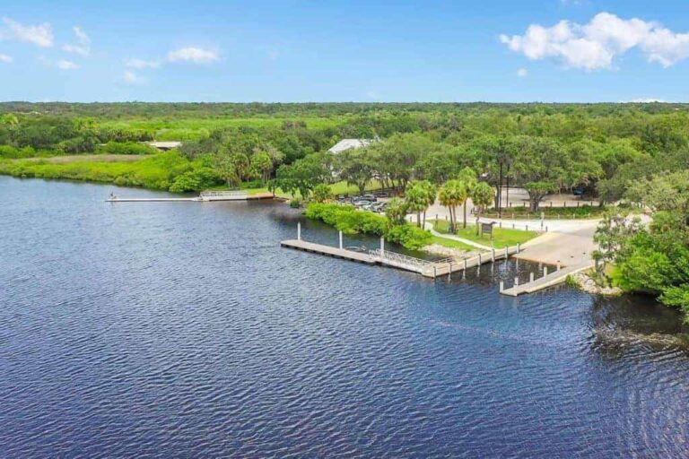 Del Webb Bayview Homes in Parrish, FL - Lake Aerial