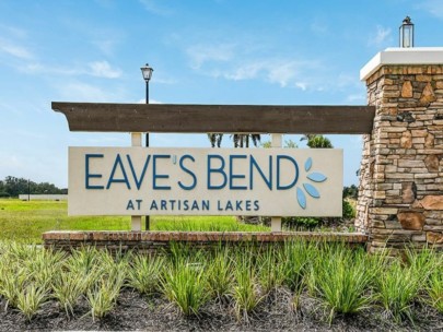 Eaves Bend at Artisian Lakes Homes in Palmetto, FL - Entrance Sign