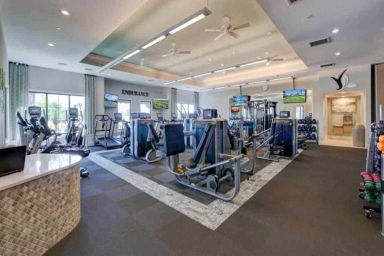 Esplanade at Artisian Lakes Homes in Palmetto, FL - Fitness Room