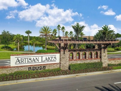 Esplanade at Artisian Lakes Homes in Palmetto, FL - Entrance Sign