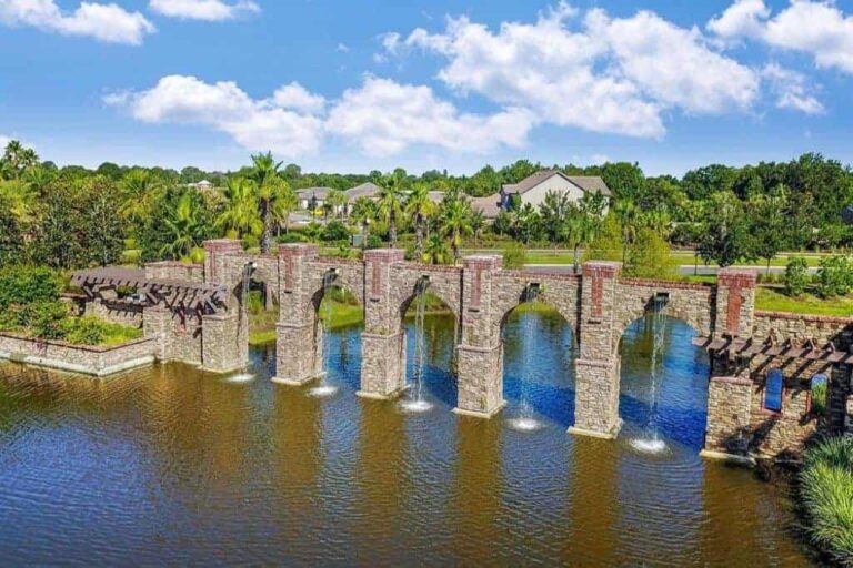 Esplanade at Artisian Lakes Homes in Palmetto, FL - Waterfalls