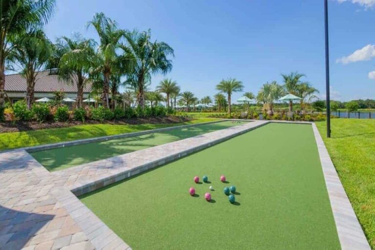 Esplanade at Artisian Lakes Homes in Palmetto, FL - Bocce Ball Court