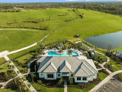 Esplanade at the Heights Homes in Bradenton, FL - Clubhouse Aerial