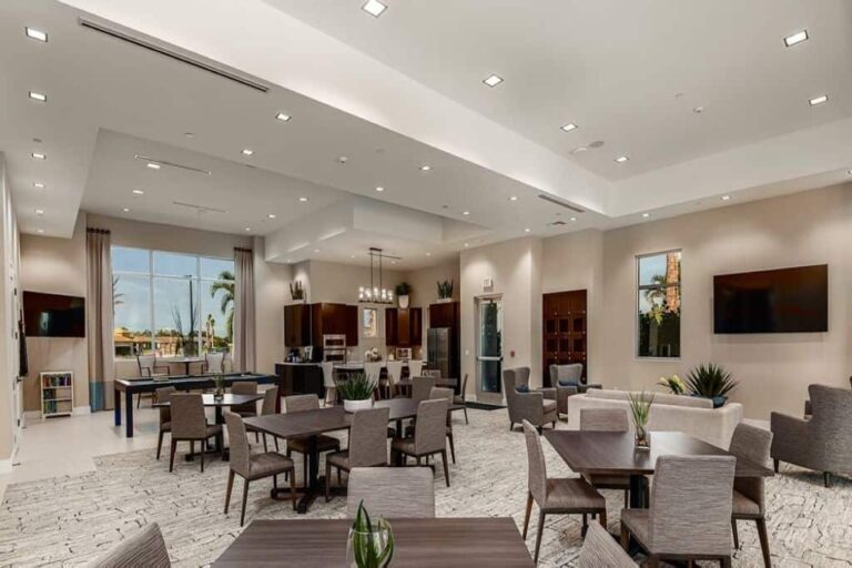 Esplanade at the Heights Homes in Bradenton, FL - Clubhouse Interior