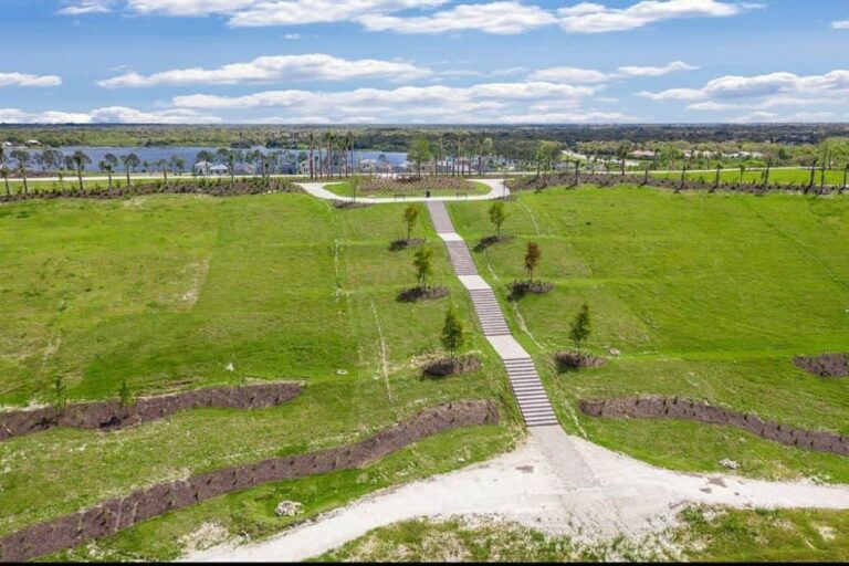Esplanade at the Heights Homes in Bradenton, FL - Grounds Aerial
