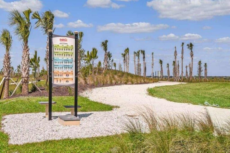Esplanade at the Heights Homes in Bradenton, FL - Fitness Trail