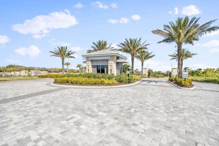 Esplanade at the Heights Homes in Bradenton, FL - Gated Entry