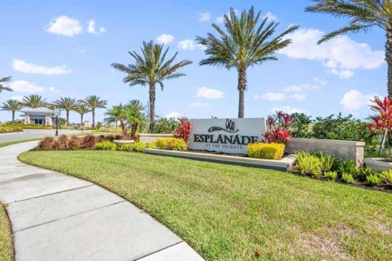 Esplanade at the Heights Homes in Bradenton, FL - Entrance