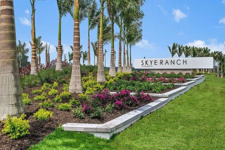 Esplanade At Skye Ranch Homes in Sarasota, FL - Entrance Sign