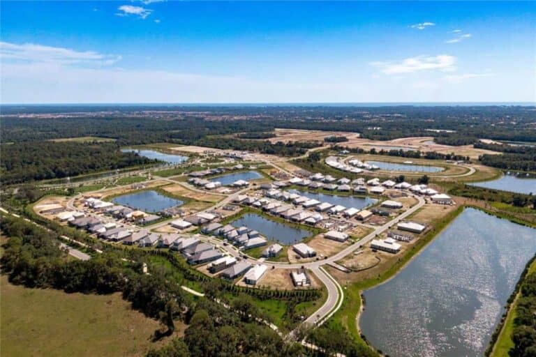Grand Park Homes in Sarasota FL - Community Aerial