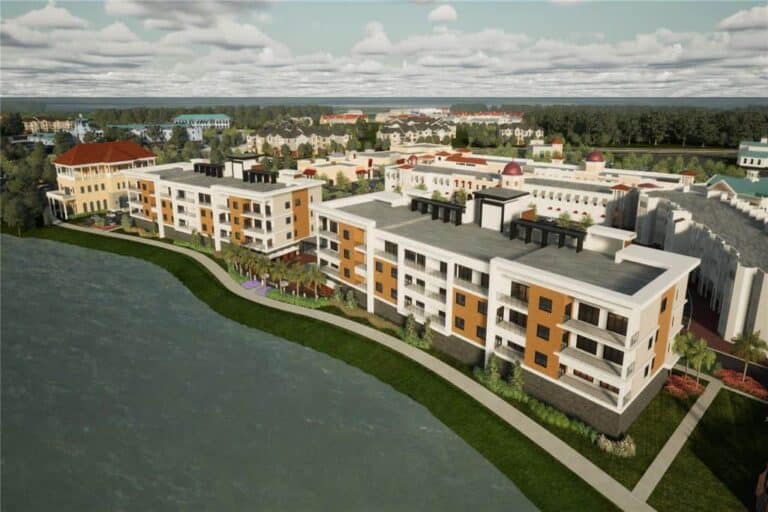Lakeshore Condos in Lakewood Ranch, FL - Waterfront Building