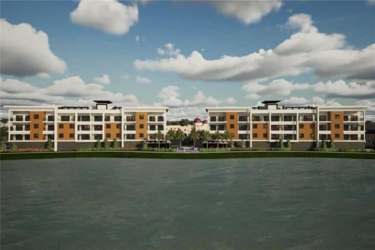 Lakeshore Condos in Lakewood Ranch, FL - Waterfront Building