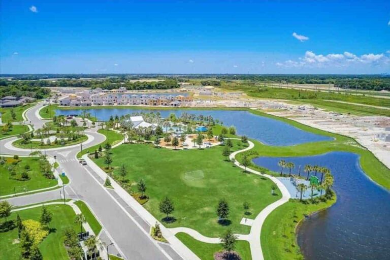 Morgans Glen Homes in Parrish, FL - Aerial