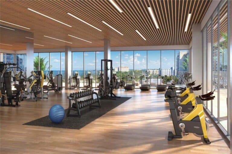 One Park Condos in Downtown Sarasota, FL - Fitness Room