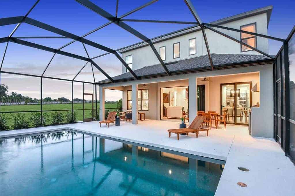 Palermo Homes in Nokomis, FL - Pool and Cage