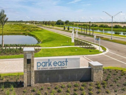 Park East Homes in Lakewood Ranch, FL - Entrance Sign