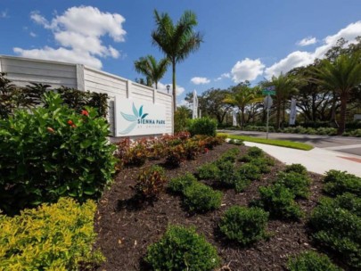 Sienna Park Townhomes in Sarasota FL - Entrance Sign