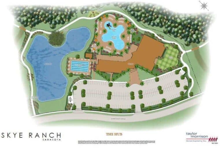 Skye Ranch Homes in Sarasota, FL. - Amenity Plans