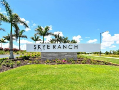 Skye Ranch Homes in Sarasota, FL. - Entrance Sign