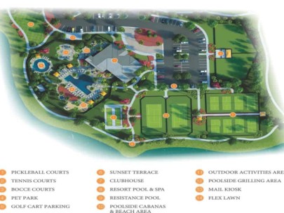 Star Farms Homes in Lakewood Ranch, FL - Amenity Center Plans