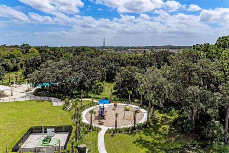 Summerwoods Homes in Parrish, FL - Playground Aerial