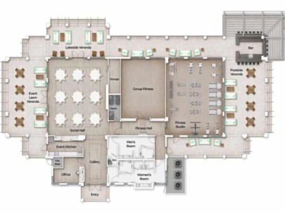 Sunstone Homes in Venice, FL - Amenities Floorplan