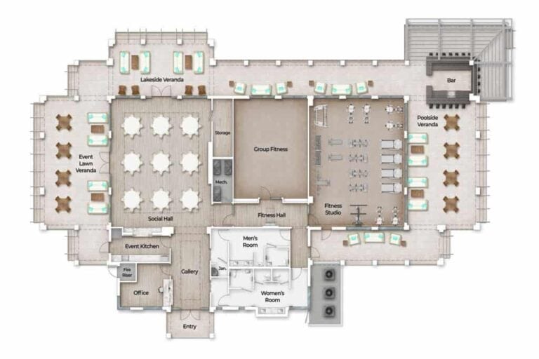 Sunstone Homes in Venice, FL - Amenities Floorplan