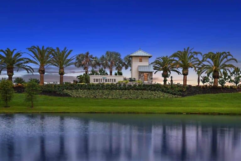 Sweetwater Homes in Lakewood Ranch, FL - Entrance Sign