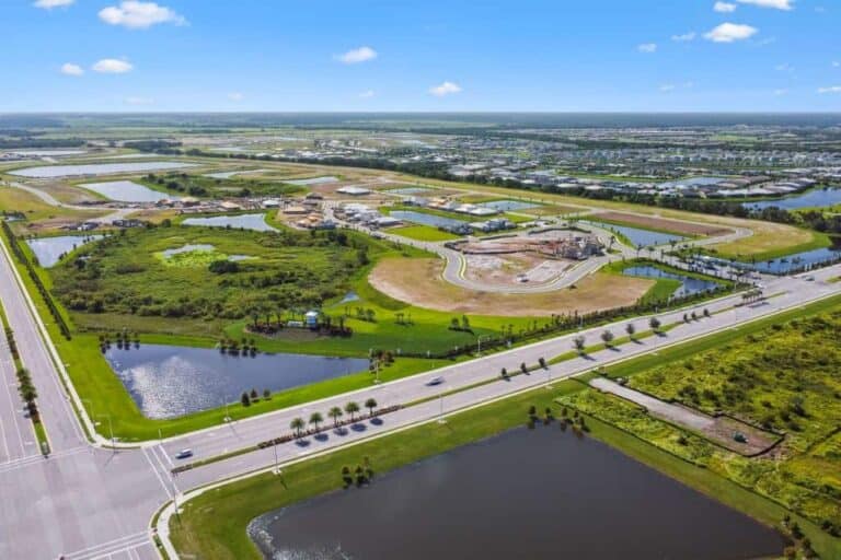 Sweetwater Homes in Lakewood Ranch, FL - Community Aerial