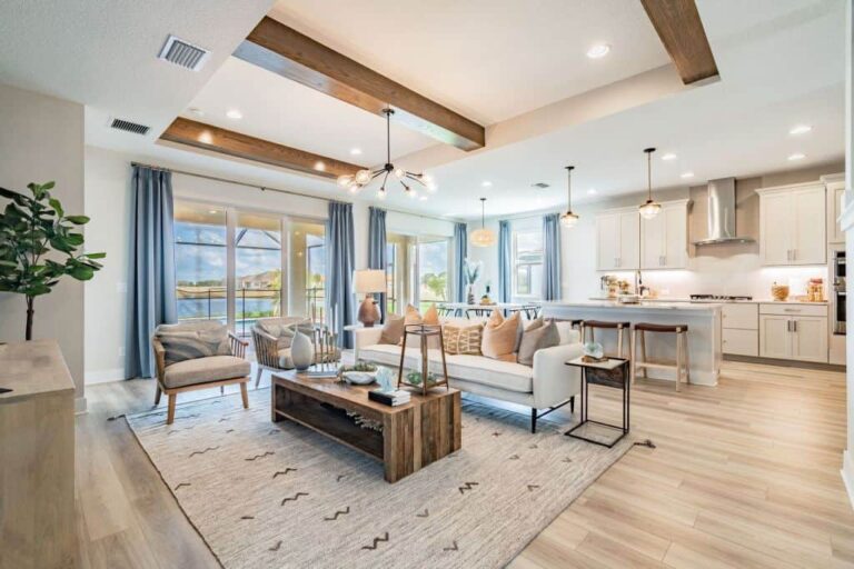 Sweetwater Homes in Lakewood Ranch, FL - Typical Family Room Interior