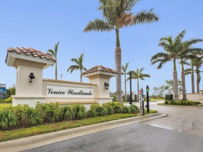 Venice Woodlands Homes in Venice, FL - Entrance Sign