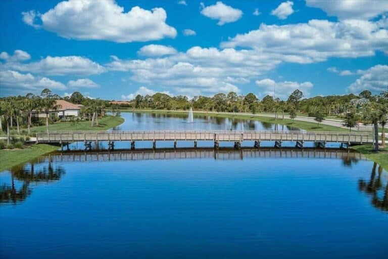 Vicenza Homes in Venice, FL - Lake View